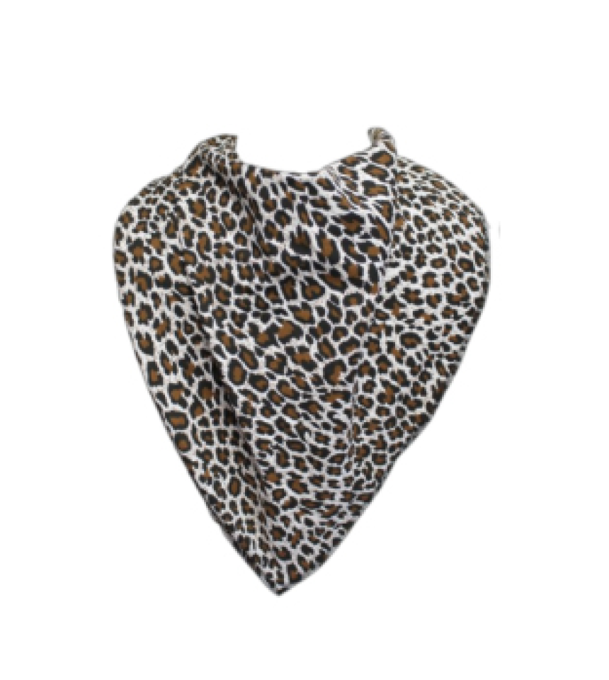bib saliv skydd leopard storlek 4